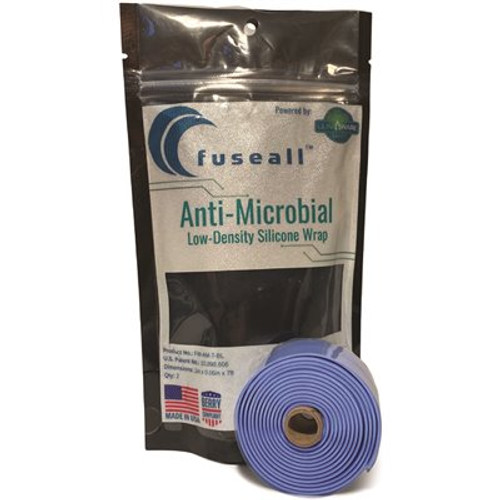 Fuseall Powered by LumAware Wrap Tape 1 in. x 7 ft. Antimocrobial Self-Fusing Silcone Wrap Stretch and Seal (2-Pack)