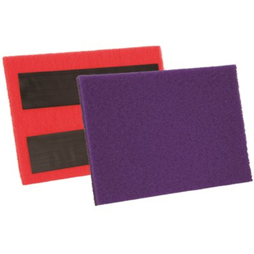 TENNANT Red Backer Pad with 2 Strips of Velcro 20 in. Orbital
