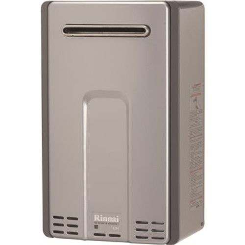 Rinnai High Efficiency Plus 9.8 GPM Residential 199,000 BTU Exterior Natural Gas Tankless Water Heater