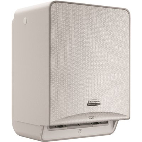 Automatic Roll Towel Dispenser (53691), Silver Mosaic Design Faceplate; 1 Dispenser and Faceplate / Case