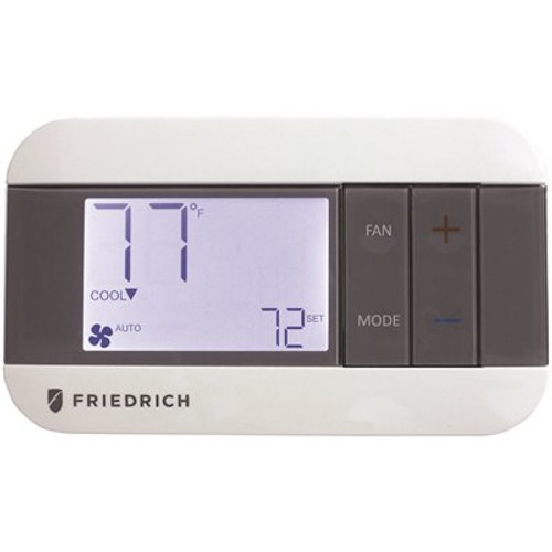 FRIEDRICH 7-Day Programmable Wired Wall Mount Thermostat for Use with Vertical Package Air Conditioners