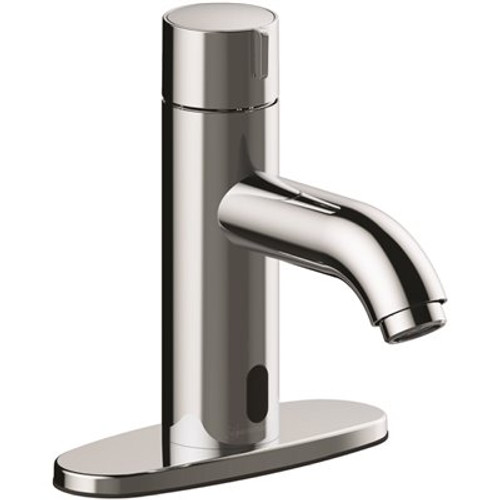 Seasons Single Hole Touchless Bathroom Faucet in Chrome less Pop-Up