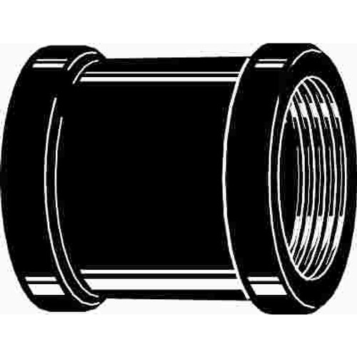 WARD MFG. WARD MANUFACTURING MALLEABLE REDUCING COUPLING, BLACK, 1X3/4 IN.