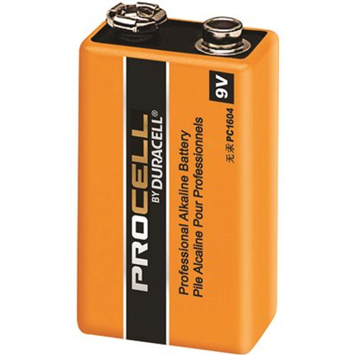 DURACELL® PROCELL® ALKALINE BATTERY, 9 VOLTS DURACELL® PROCELL® ALKALINE BATTERY, 9 VOLTS