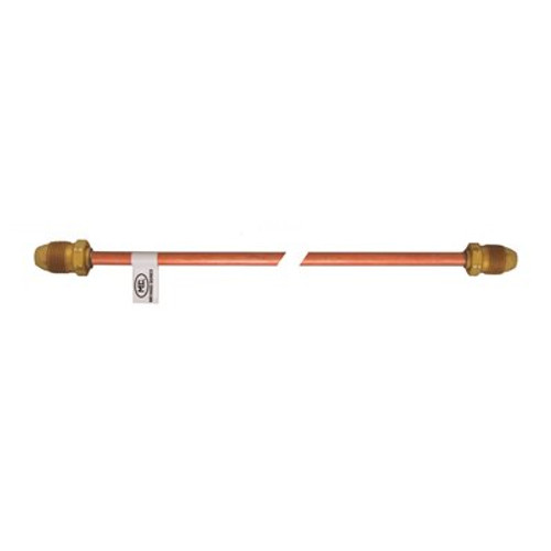 MEC Male Hard Nose POL x POL Hogtail, 7/8 in. HEX, 3/8 in. Tube, 36 in. OAL, Long Nipple