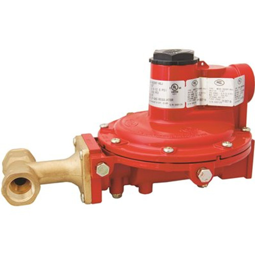 Excela-Flo MEC Excela-Flo Integral 2-Stage Tee Inlet Domestic Regulator, Full Size, F. Pol Tee x 3/4 in. FNPT