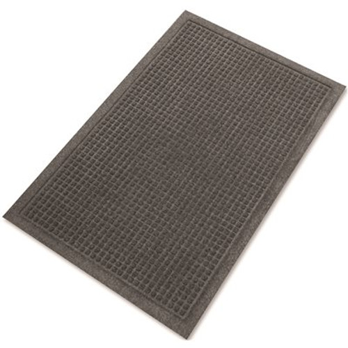 Genuine Joe 36 in. x 60 in. Charcoal Gray Eternity Mat