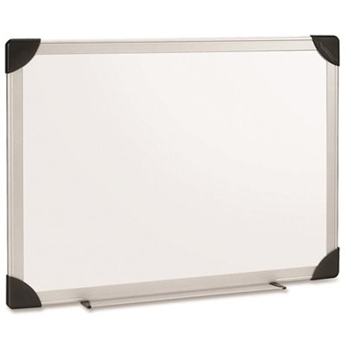 Lorell 48 in. x 72 in. Dry Erase Board, White Styrene Surface with Aluminum Frame