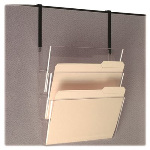 OIC 7 in. x 13 in. Space Saving Wall Filing System, Clear