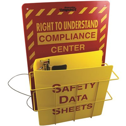 IMPACT 21.25 in. SDS Deluxe Right to Know Center with Binder IMPACT 21.25 in. SDS Deluxe Right to Know Center with Binder