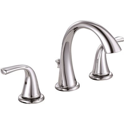 Premier Creswell 8 in. Widespread 2-Handle Bathroom Faucet with Pop-Up Assembly in Chrome