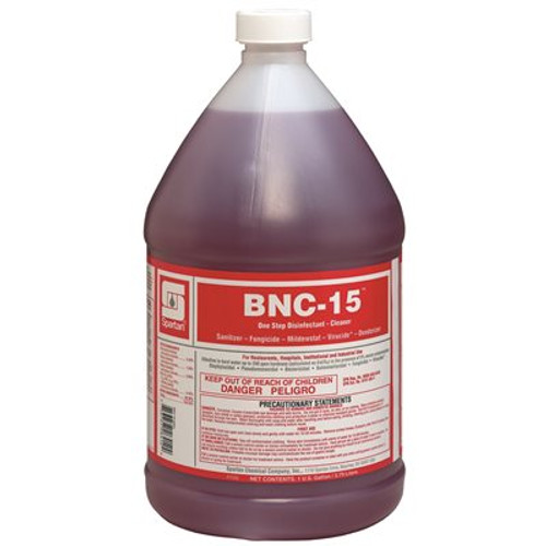 SPARTAN CHEMICAL COMPANY BNC-15 1 Gallon Floral Scent One Step Cleaner/Disinfectant (4 per Pack)