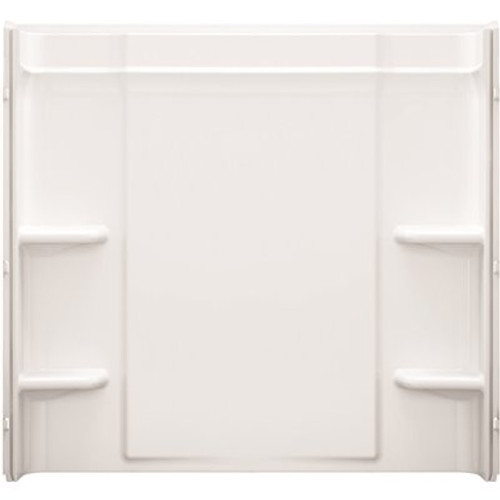 STERLING Ensemble Alcove 60 in. x 30 in. x 55 in. Fixed 3-Piece Direct-to-Stud Tub Surround in White