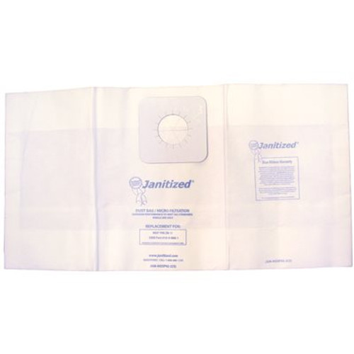 JANITIZED Vacuum Bag for NSS PIG. (3-Bags/Pack) Equivalent to 10-9-886-1, 1098861