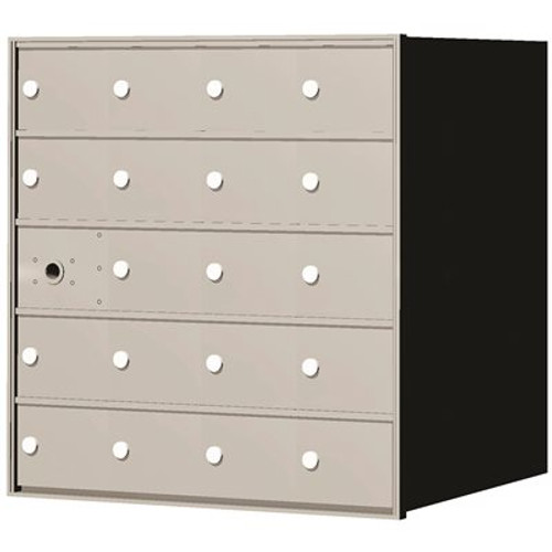 Florence 1,400 Series 19-Compartment Recessed Front Load Horizontal Mailbox
