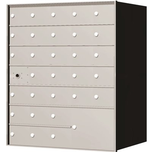 Florence 1,400 Series 30-Compartment Recess-Mount Horizontal Mailbox