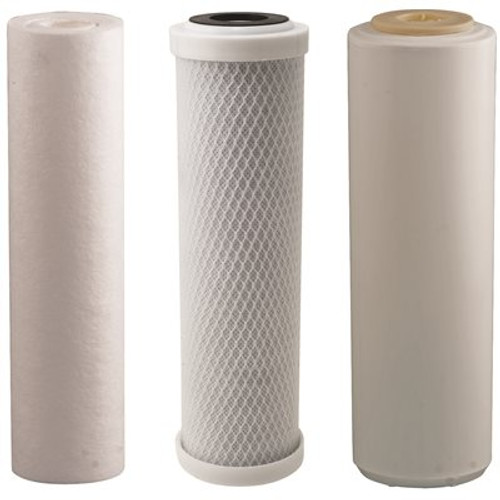 Watts Replacement Ice Maker Filter Cartridges For Filtration System (3-Pack)