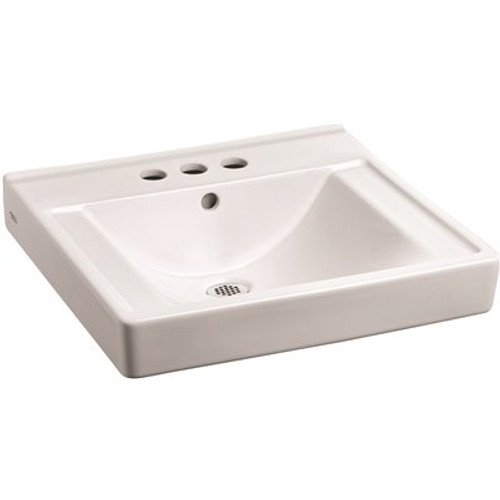 American Standard Decorum with EverClean 18-1/4 in. Wall Hung Bathroom Sink in White