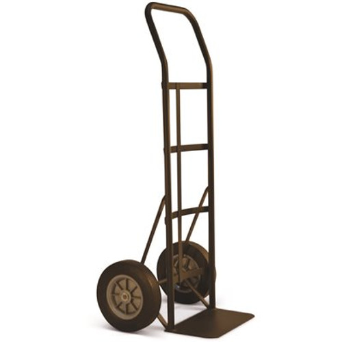 Milwaukee 800 lbs. Capacity Flow Back Handle Truck with 10 in. Solid Puncture Proof Tires Black