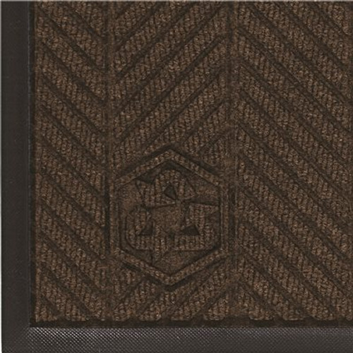 M+A Matting WaterHog Eco Elite Classic Chestnut Brown 35 in. x 59 in. Universal Cleated Backing Indoor / Outdoor Mat