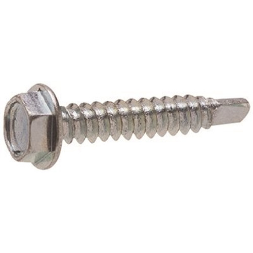 Crown Bolt #8-18 in. x 1/2 in. Hex Head Screw (30-Pack)