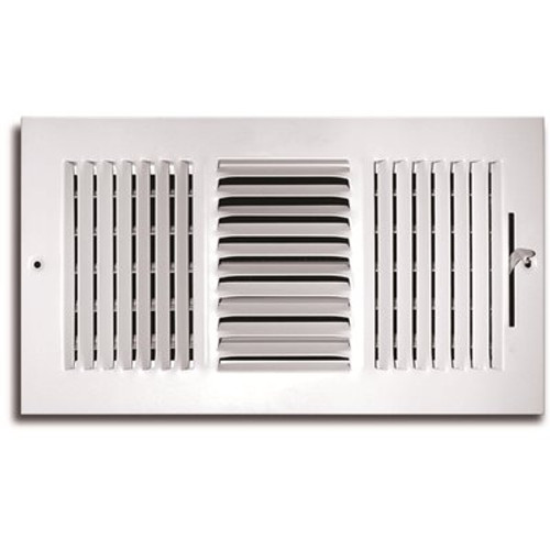 TruAire 14 in. x 8 in. 3-Way Wall/Ceiling Register