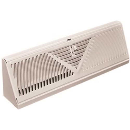 TruAire 15 in. White Baseboard Supply Diffuser
