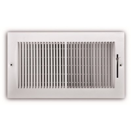 TruAire 12 in. x 6 in. 2-Way 1/3 in. Fin Spaced Wall/Ceiling Register TruAire 12 in. x 6 in. 2-Way 1/3 in. Fin Spaced Wall/Ceiling Register