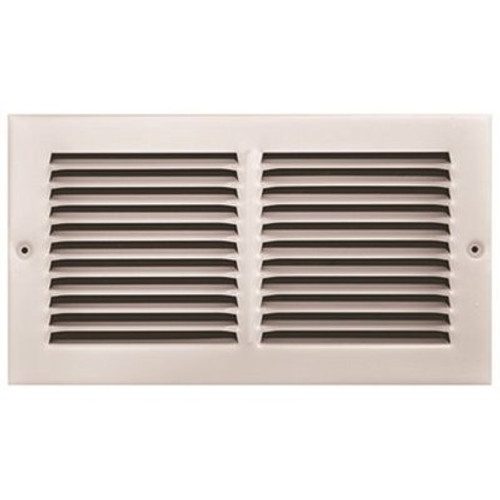 TruAire 12 in. x 6 in. White Stamped Return Air Grille