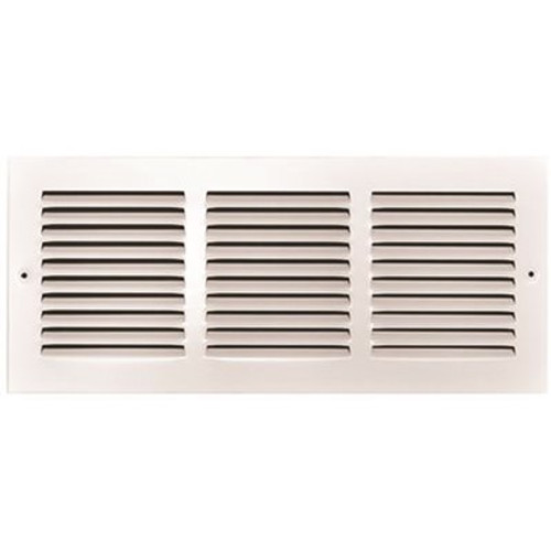 TruAire 16 in. x 6 in. White Stamped Return Air Grille