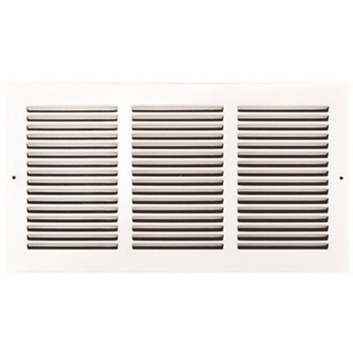 TruAire 16 in. x 8 in. White Stamped Return Air Grille TruAire 16 in. x 8 in. White Stamped Return Air Grille