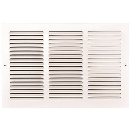 TruAire 16 in. x 10 in. White Stamped Return Air Grille