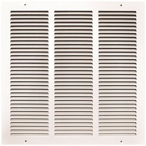 TruAire 16 in. x 16 in. White Stamped Return Air Grille