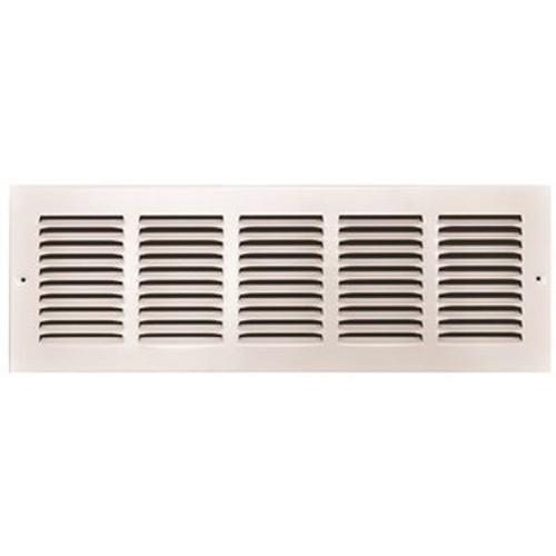 TruAire 20 in. x 6 in. White Stamped Return Air Grille