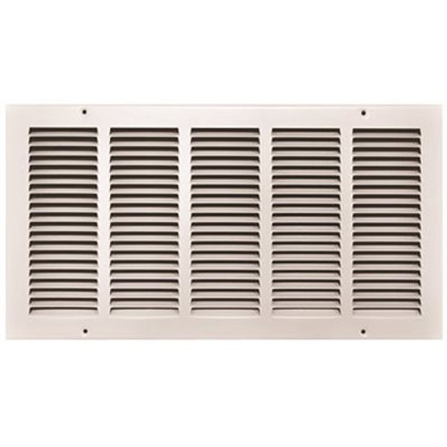 TruAire 20 in. x 10 in. White Stamped Return Air Grille