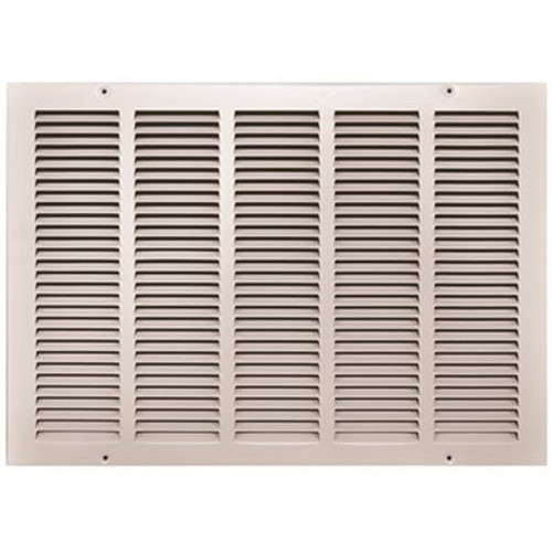 TruAire 20 in. x 14 in. White Stamped Return Air Grille