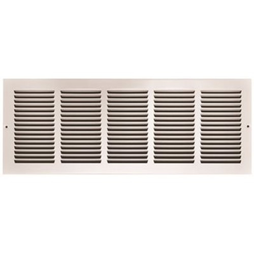 TruAire 24 in. x 8 in. White Stamped Return Air Grille TruAire 24 in. x 8 in. White Stamped Return Air Grille