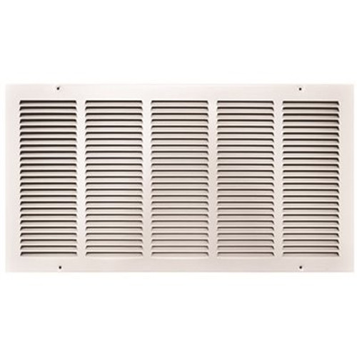 TruAire 24 in. x 12 in. White Stamped Return Air Grille