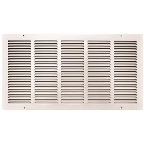 TruAire 24 in. x 12 in. White Stamped Return Air Grille TruAire 24 in. x 12 in. White Stamped Return Air Grille