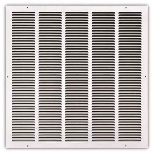 TruAire 24 in. x 24 in. White Stamped Return Air Grille