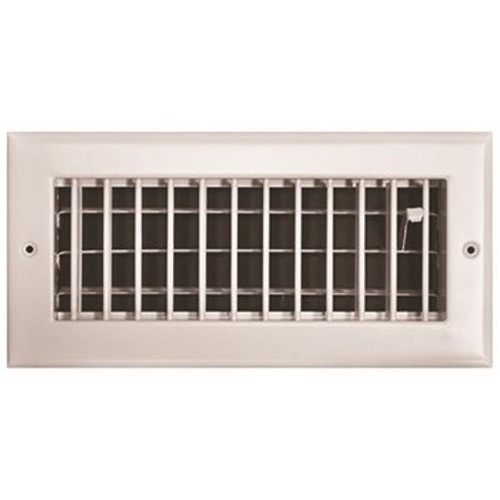 TruAire 10 in. x 4 in. Adjustable 1 Way Wall/Ceiling Register