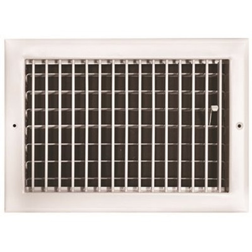TruAire 12 in. x 8 in. Adjustable 1 Way Wall/Ceiling Register TruAire 12 in. x 8 in. Adjustable 1 Way Wall/Ceiling Register