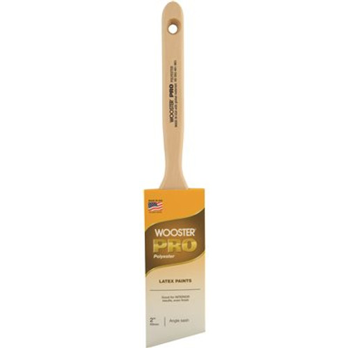 Wooster 2 in. Pro Polyester Angle Sash Brush