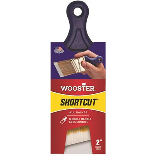 Wooster 2 in. Shortcut Polyester Angle Sash Brush