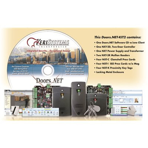 KERI SYSTEMS NXT 2 DOOR KIT WITH READERS