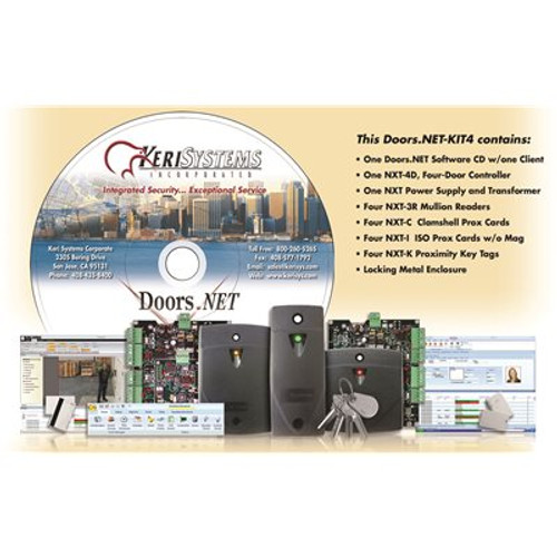 KERI SYSTEMS NXT 4 DOOR KIT WITH READERS