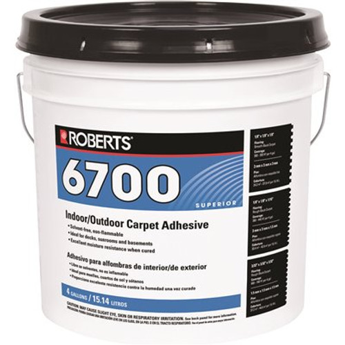 ROBERTS 4 Gal. Indoor/Outdoor Carpet and Artificial Turf Adhesive