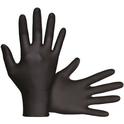 SAS Raven 7 Mil Nitrile Powder-Free Disposable Gloves, X-Large (100 Gloves/Box)