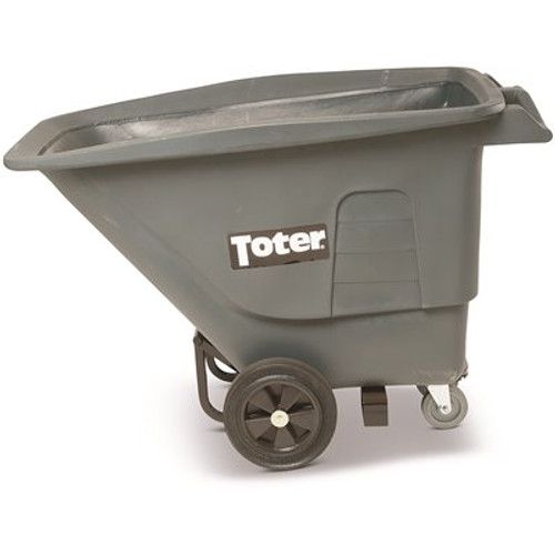 Toter 1/2 Cubic Yard 400 lbs. Capacity Utility Duty Tilt Truck - Gray