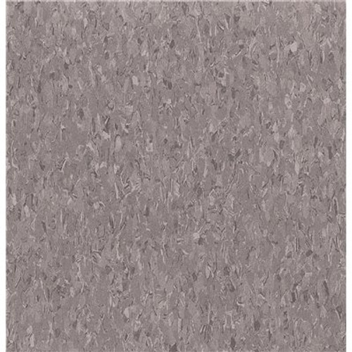 Armstrong Imperial Texture12 in. x 12 in. Charcoal Glue Down Commercial Vinyl Tile Flooring (45 sq. ft./case)